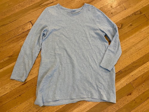 Pure Jill Baby Blue M Tunic Shirt w/ Pockets