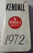Kendall Motor Oils Diary 1972