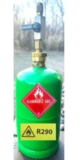 R290 Refrigerant Tank Recovery, Excellent For Small Systems, 16 oz. Capacity