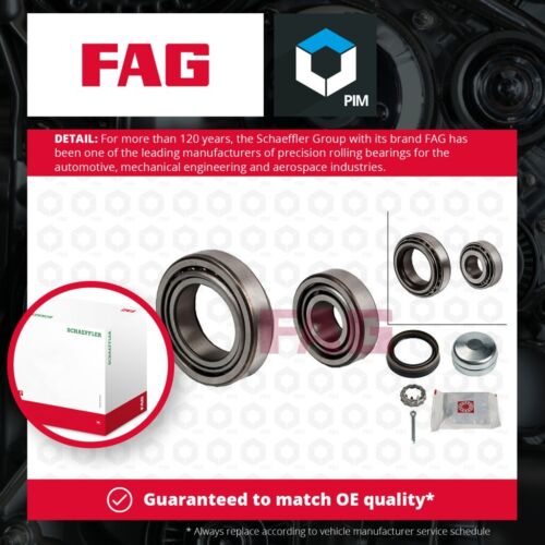 Wheel Bearing Kit fits VW CADDY Mk2 1.4 Rear 95 to 04 FAG 181585181584 211405645 - Picture 1 of 2