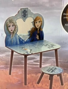 disney frozen vanity with stool