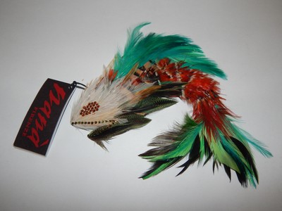 NANA PIN BROOCH FEATHER FISH COLORFUL ITALY FIRENZE ANTHROPOLOGIE $158 PN1956