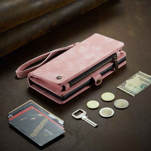 Leder Handyhülle für iPhone 16 15 14 13 12 Pro/Max Magnet Tasche Schutz Wallet - Bild 51 von 64