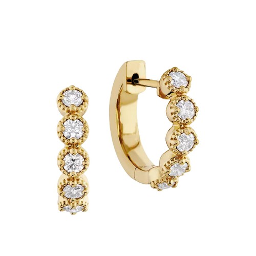 Boucles D’oreilles Solitaires 18K Or – 4 Cts Diamants Cœur GIA – Neuf Avec étiquettes – Occasion Spéciale