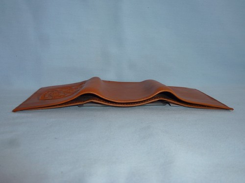 BOSTON BRUINS Leather TriFold Wallet NEW brown 2 - Picture 4 of 5