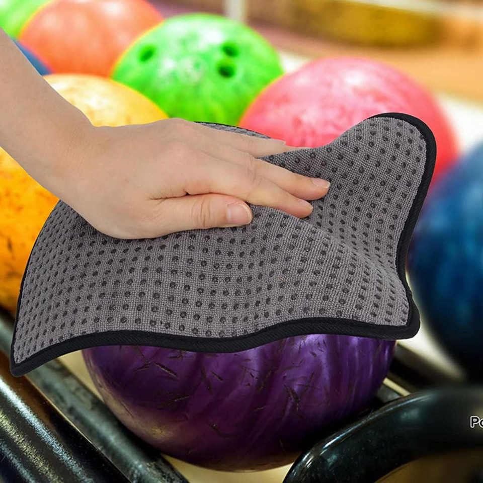 Tebinzi Bowling Ball Reinigungspad - Mikrofaser Shammy Für Besseren Griff Und Präzision