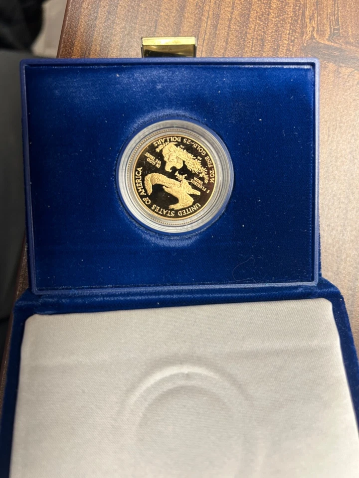 1997 american eagle gold coin 1/2 Oz 25$ - Image 2 of 4