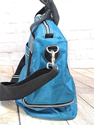 Borsone palestra Davidoff Cool Water blu nero viaggio con scomparto zip inferiore - Foto 5 di 12