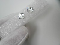Gorgeous Vintage Sterling Silver & Cut Glass Stud Earrings Gorgeous Vintage Sterling Silver & Cut Glass Stud Earrings