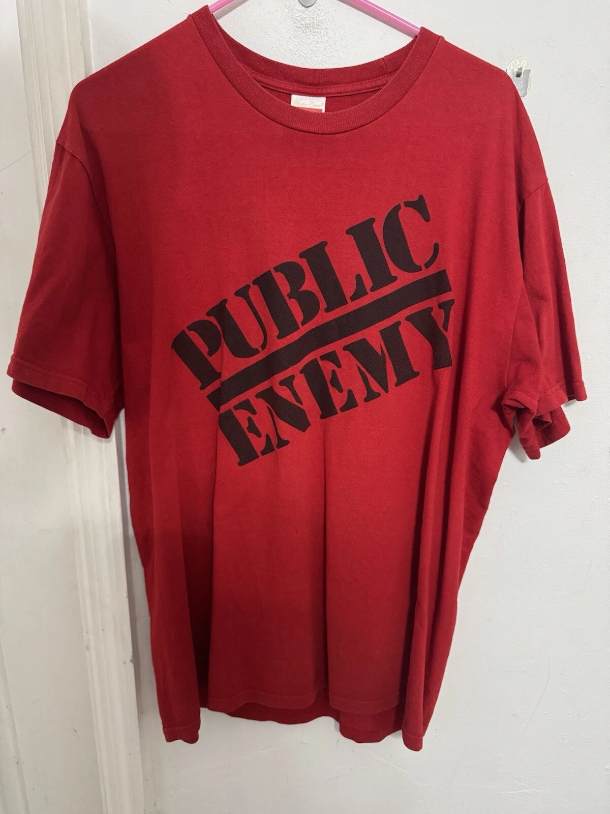 Tee shirt rouge Supreme Undercover Public Enemy taille L SS18 occasion 100% authentique