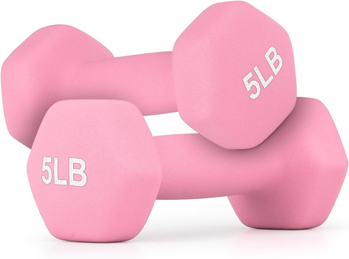 MADOG Dumbbell Set, Anti-Slip Neoprene Coated Hexagon Hand Weights for Home Gym - Picture 12 of 20