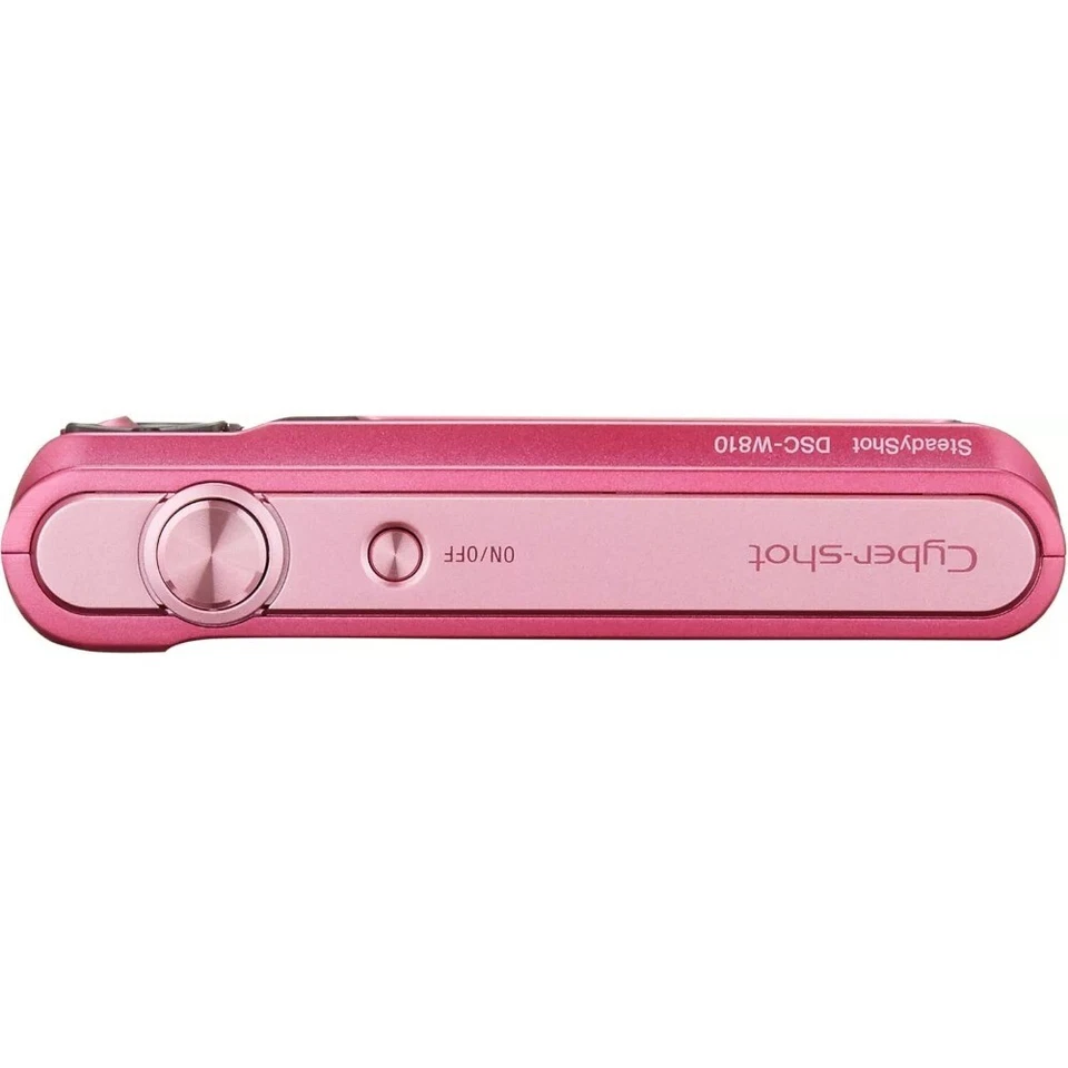 Sony Cyber-shot DSC-W810 20.1MP 6X Compact Digital Camera Pink 85% New - Image 4 of 4