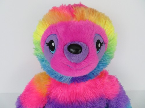 Build A Bear Workshop 18" RAINBOW SLOTH W/ Hook & Loop Hands And Feet - BAB - Picture 2 of 7