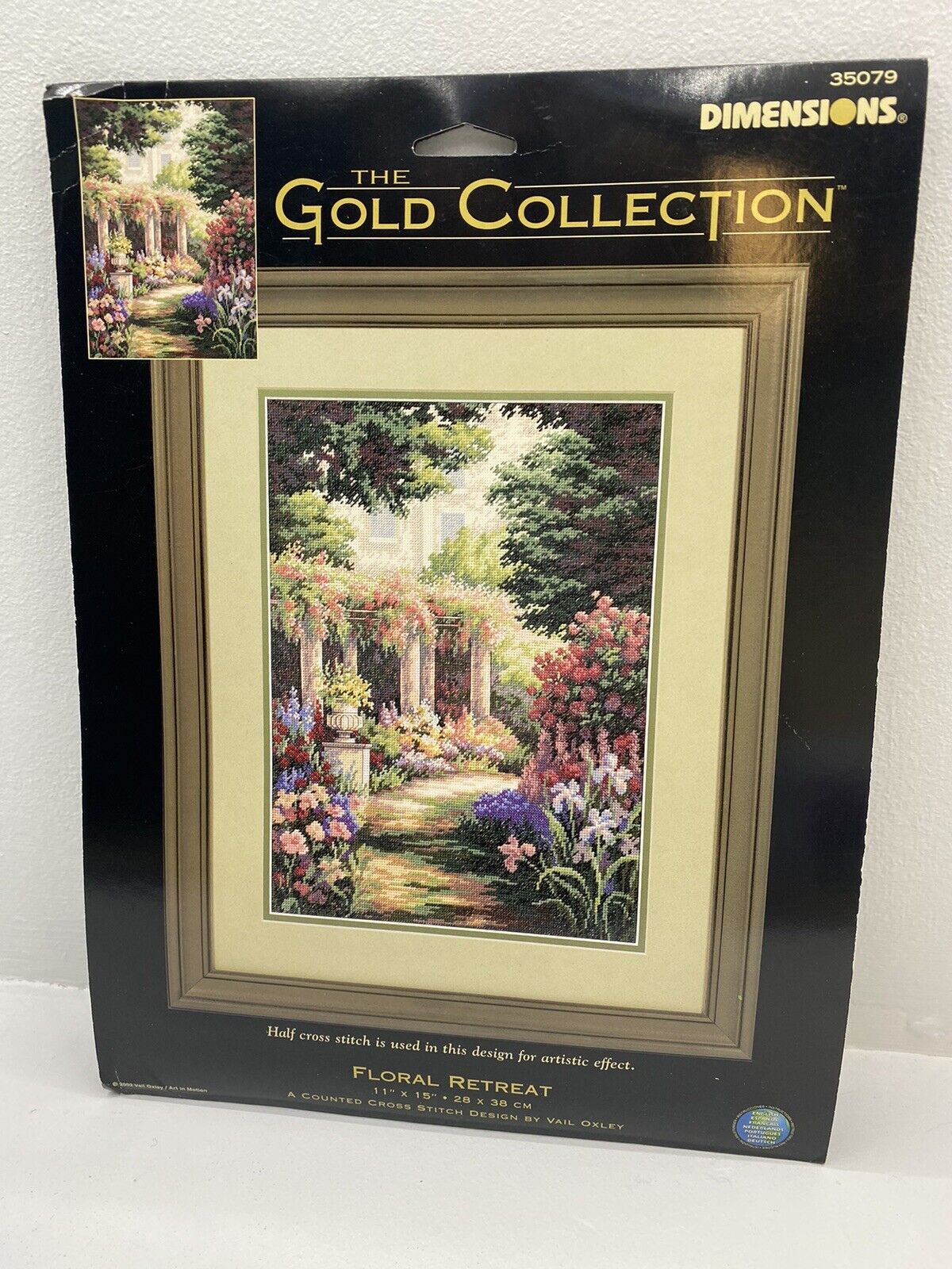 Cross Stitch Kit ~ Gold Collection Treasured Friend Flower & Lace