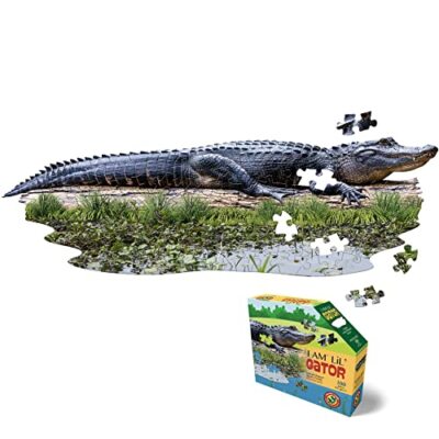 Madd Capp LiL' GATOR 100 Piece Shaped Puzzle 