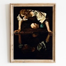 Narcissus - The Narcissist by Caravaggio Wall...