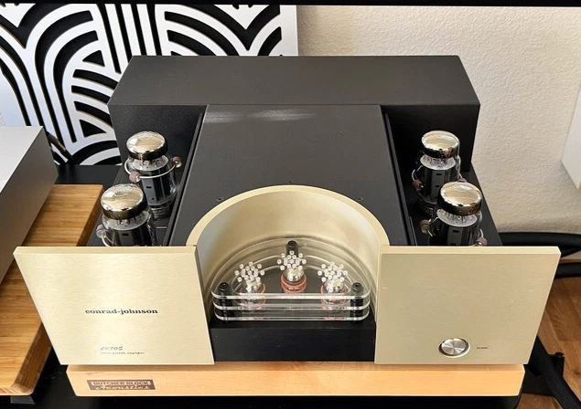 CONRAD JOHNSON LP-70S AMPLIFICADOR DE POTÊNCIA TUBO NOVO EM FOLHA EM CAIXA MESTRA FECHADA - Imagem 2 de 4