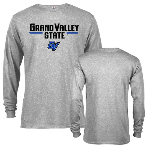 Grand Valley State University Lakers Arched Text with Logo Long Sleeve T-Shirt - Picture 3 of 15