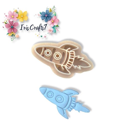 Rocket 2 Polymer Clay Cutter - Ohrring Werkzeuge - Bild 1 von 6