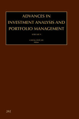 Advances in Investment Analysis and Portfolio Management Lee Hardback Volume 9