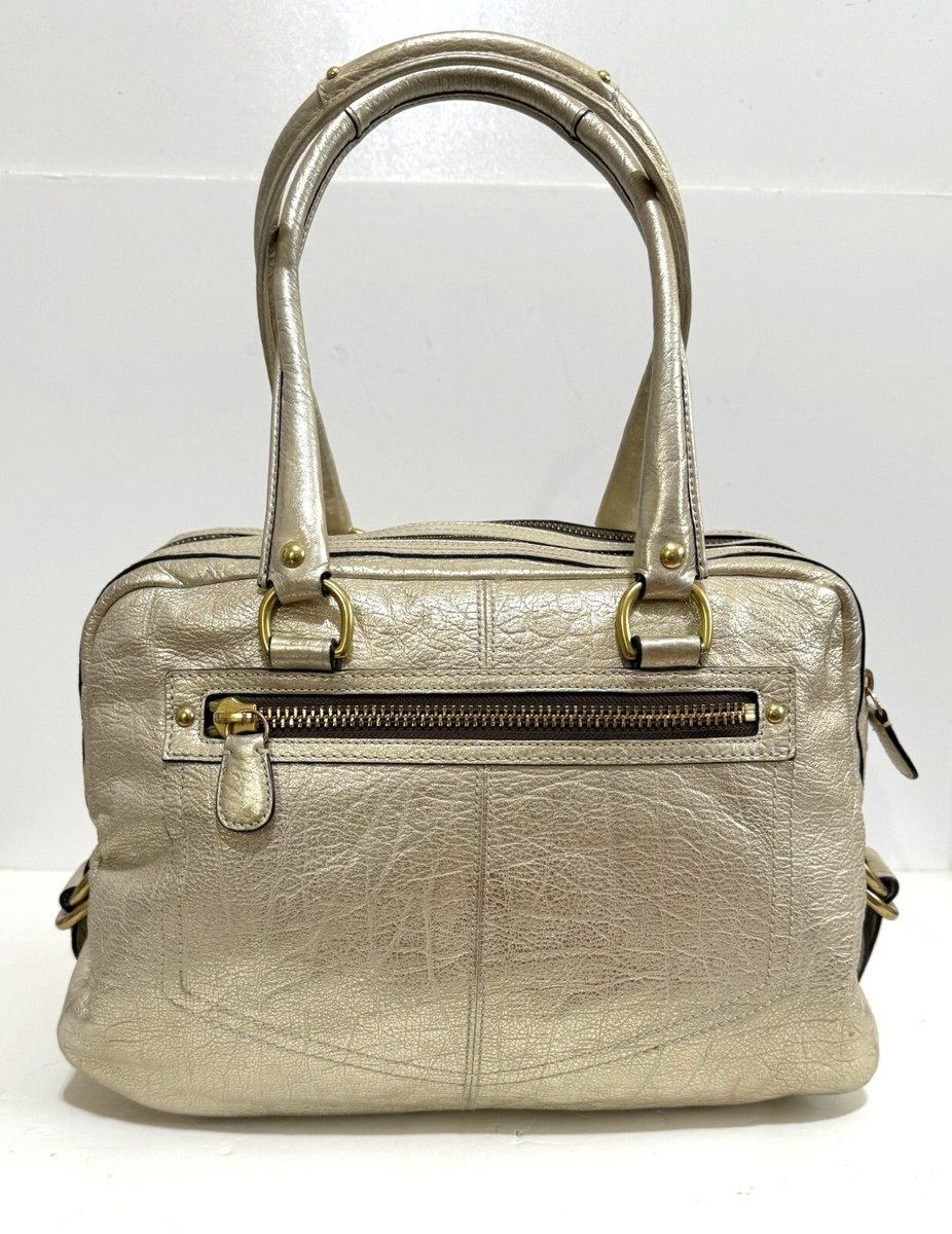Coach Y2K Legacy Archive Ltd Ed Peyton Metallic Leather Tote