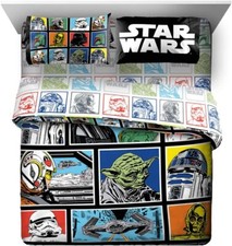 Star Wars Classic Grid Kids Bed Set-AB08MJSWP215, AB08MJVHZV15, AB08MHTPGBQ5
