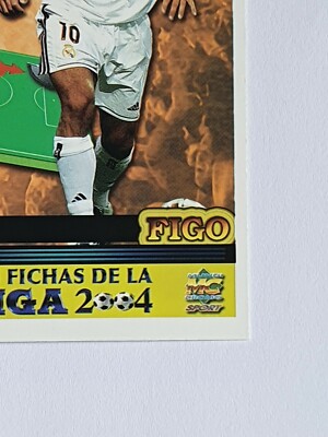 Luis Figo #626 – Carte Mondicromo Top Once 2002-2003 – Real Madrid – État Near Mint