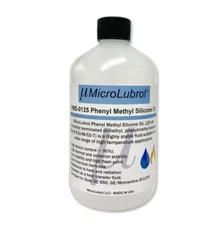 MicroLubrol PMS-0125 Phenyl Methyl Silicone Oil, 125 CST Viscosity, 1 Pint