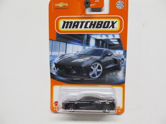 Matchbox New - Black 2020 Corvette C8
