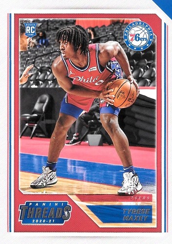 2020-21 Panini Chronicles - Threads Tyrese Maxey #76 (RC) - Philadelphia 76ers