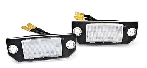 per FORD FOCUS II FOCUS C-MAX 03- LED 2x Numero Licenza Piatto Luce Lampada SET - Foto 4 di 5