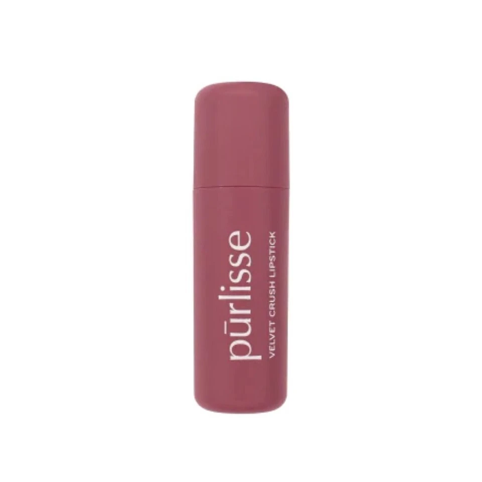 Purlisse Velvet Crush Liptstick - Full Size 0.12 Oz - Mauve Berry - NWOB