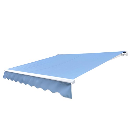 ALEKO Fabric Replacement for 20 x 10 feet Retractable Patio Awning Sky Blue - Picture 9 of 9
