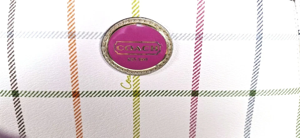 Couch Payton Plaid Leather Tote - Image 2 of 4