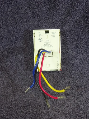 Cadet Thermostat White c2022 - Picture 2 of 3