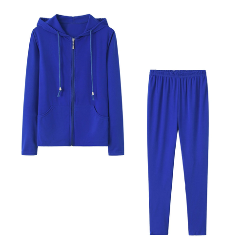 Womens Sweatsuits 2Pcs Sets- Long Sleeve Zip up Baggy Crewneck 2024 Fall Fashion