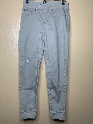 DG2 Diane Gilman Women's Size X2 Pants Beige Stretch Elastic Waist Band - Picture 7 of 15