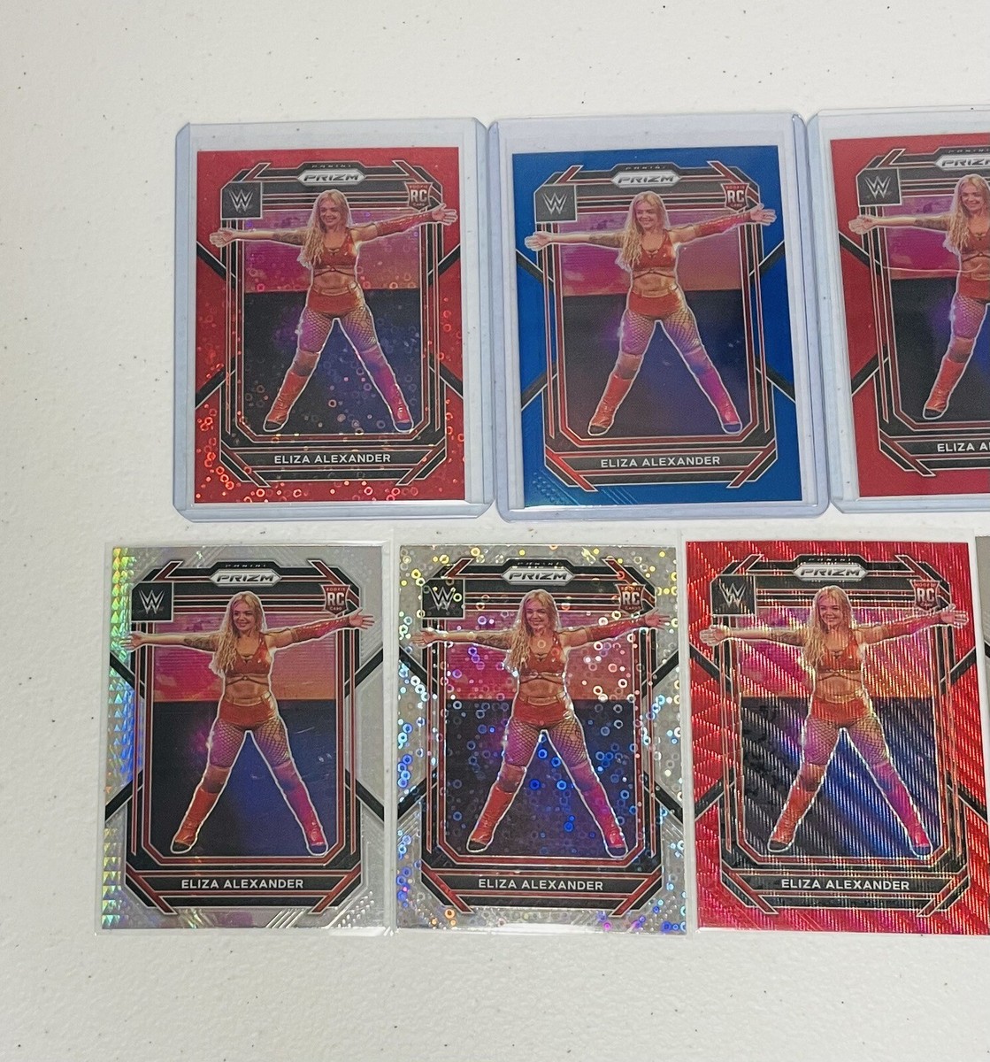 2023 WWE NXT Panini Prizm #115 Eliza Alexander RC 9 Card Lot