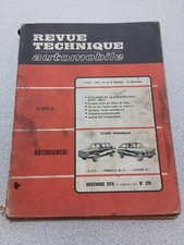 Revue technique Autobianchi A111