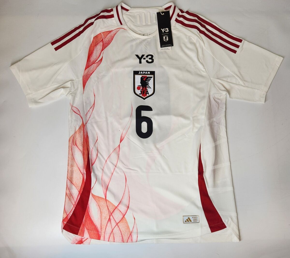 Japan 2024 Y-3 Away Authentic Heat.Rdy Jersey White NEW M-XL Japan 2024 Y-3 Away Authentic Heat.Rdy Jersey White NEW M-XL