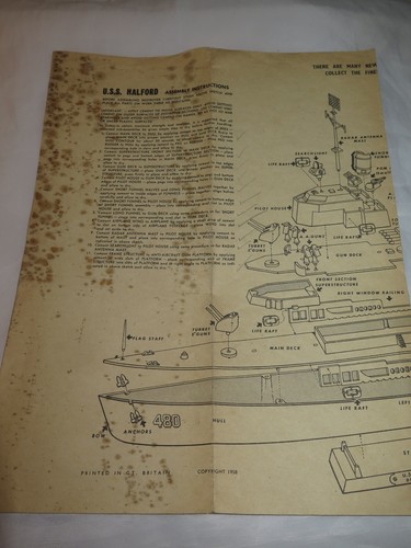 VINTAGE Model Kit Instruction Sheets 1960s/70s Revell Matchbox Frog SELECTION - Picture 76 of 83