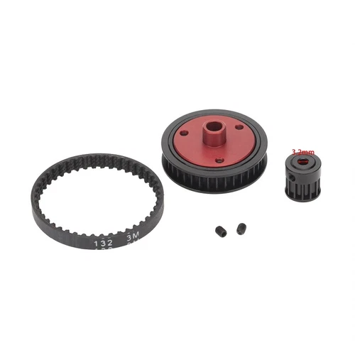 RC Gearbox Belt Drive Transmission Gear For  Axial SCX10 & SCX10 II 90046 1/10