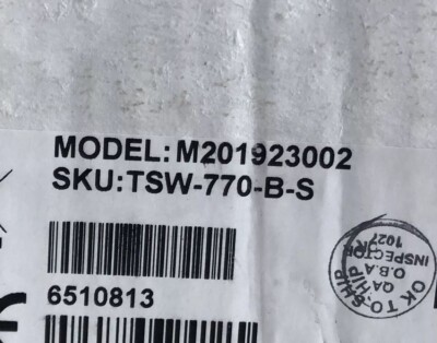 Crestron TSW-770-B-S 7'' Black touch panel, NEW SEALED BOX.