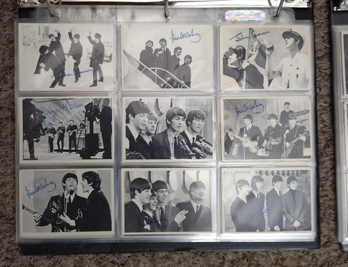 Beatles ALL SIX COMPLETE SETS OF 1964 TOPPS BUBBLE GUM CARDS IN NICE BINDERS! - Picture 10 of 14