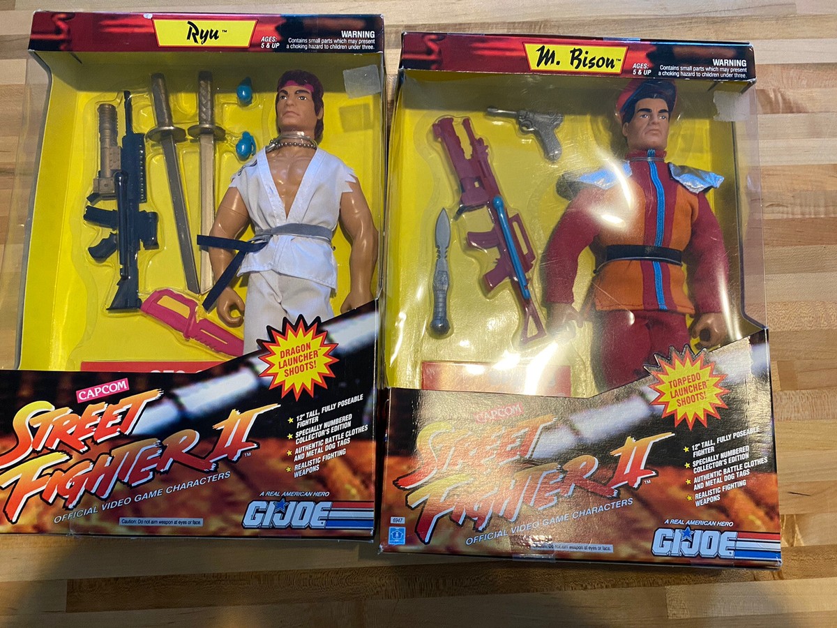 Street Fighter 12inch Gi Joe Figures RYU 1990s 90s Capcom M Street Fighter 12inch Gi Joe Figures RYU 1990s 90s Capcom M