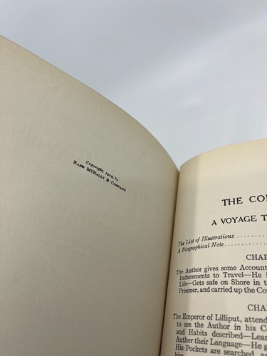 Gulliver's Travels by Jonathan Swift 1912 Antique Hardcover Book - Picture 9 of 10