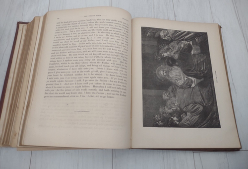 Antique 1870's The Child's Bible 200+ Illustrations Cassell, Petter, and Galpin - Imagen 12 de 14