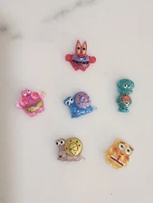 12PCS SpongeBob Set 3D Nail Art Charms Resin Manicure Decor Jewelry Beach Summer