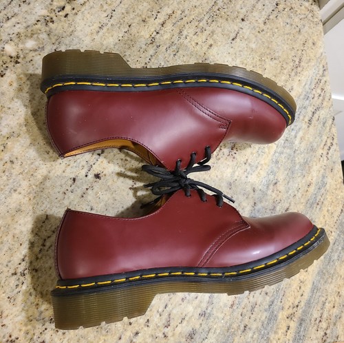 Dr Martens Oxford Shoes Mens US Size 8 Cherry Red AW004 11837 - Bild 9 von 16