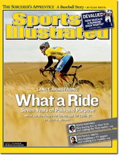 August 1, 2005 Lance Armstrong Cycling SPORTS ILLUSTRATED NO LABEL Newsstand